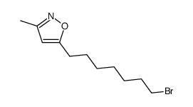 7-(3-methylisoxazol-5-yl)heptyl bromide结构式