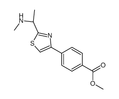 methyl 4-[2-[(1S)-1-(methylamino)ethyl]-1,3-thiazol-4-yl]benzoate Structure