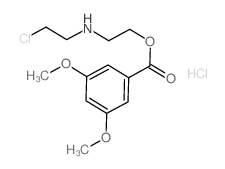 2-(2-chloroethylamino)ethyl 3,5-dimethoxybenzoate Structure