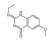 N-ethyl-7-methoxy-1-oxido-1,2,4-benzotriazin-1-ium-3-amine结构式