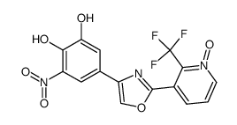 3-(4-(3,4-dihydroxy-5-nitrophenyl)oxazol-2-yl)-2-(trifluoromethyl)pyridine-1-oxide Structure