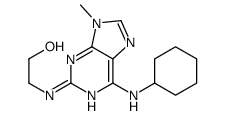 2-[[6-(cyclohexylamino)-9-methylpurin-2-yl]amino]ethanol Structure