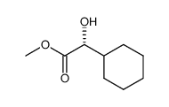 Methyl (R)-α-hydroxycyclohexaneacetate结构式