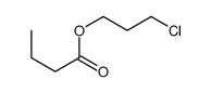 3-chloropropyl butanoate Structure