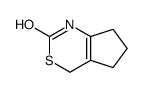 4,5,6,7-tetrahydro-1H-cyclopenta[d][1,3]thiazin-2-one结构式