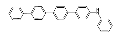 N-phenyl-[1,1':4',1'':4'',1'''-quaterphenyl]-4-amine结构式