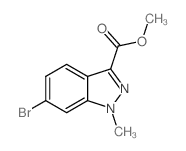 methyl 6-bromo-1-methylindazole-3-carboxylate structure