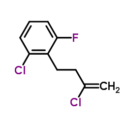 1-Chloro-2-(3-chloro-3-buten-1-yl)-3-fluorobenzene Structure