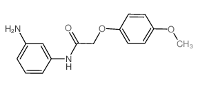 N-(3-Aminophenyl)-2-(4-methoxyphenoxy)acetamide Structure
