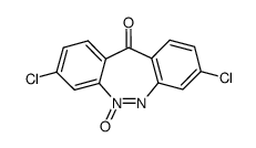 3,8-Dichloro-11H-dibenzo[c,f][1,2]diazepin-11-one 5-oxide结构式