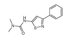 1,1-dimethyl-3-(3-phenyl-1,2-thiazol-5-yl)urea Structure