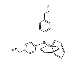 (C6H5)2Sn(C6H4-p-CH2CHCH2)2 Structure