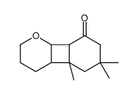 decahydro-4b,6,6-trimethyl-8H-benzo[3,4]cyclobuta[1,2-b]pyran-8-one结构式