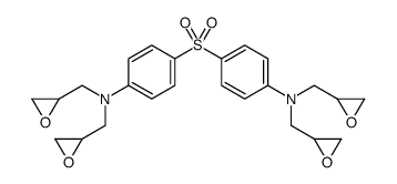 Oxiranemethanamine, N,N'-(sulfonyldi-4,1-phenylene)bis[N-(2-oxiranylmethyl)-, homopolymer结构式