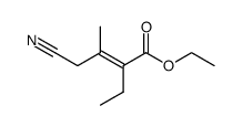 2-ethyl-4-cyano-3-methyl-crotonic acid ethyl ester结构式