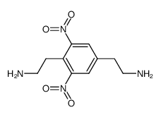 2,5-bis-(2-amino-ethyl)-1,3-dinitro-benzene结构式