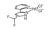 [PtCl2(3-(trifluoromethyl)-5-(2-pyridyl)pyrazole)] Structure