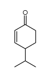 4-(1-methylethyl)-cyclohex-2-en-1-one结构式
