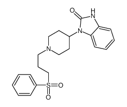 3-[1-[3-(benzenesulfonyl)propyl]piperidin-4-yl]-1H-benzimidazol-2-one Structure