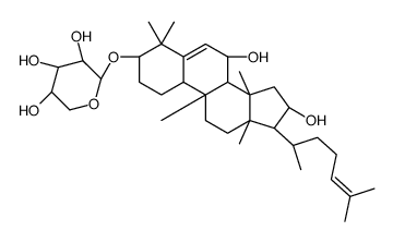 3β-(β-D-Xylopyranosyloxy)cucurbita-5,24-diene-7β,16β-diol Structure