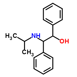 2-(Isopropylamino)-1,2-diphenylethanol结构式