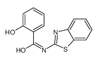 N-(1,3-benzothiazol-2-yl)-2-hydroxybenzamide结构式
