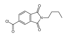 2-butyl-1,3-dioxoisoindole-5-carbonyl chloride Structure