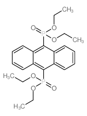 Diethyl [10-(diethoxyphosphoryl)-anthracen-9-yl]phosphonate Structure