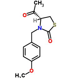 (R)-3-(4-methoxybenzyl)-4-acetylthiazolidin-2-one图片