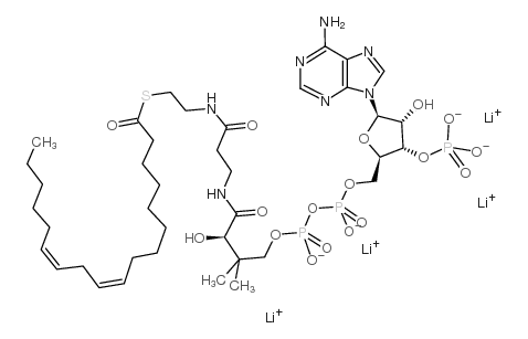 Linoleoyl coenzyme A lithium salt结构式