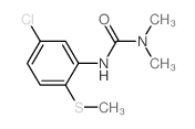 3-(5-chloro-2-methylsulfanyl-phenyl)-1,1-dimethyl-urea structure