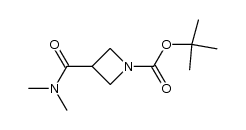 tert-butyl 3-[(dimethylamino)carbonyl]azetidine-1-carboxylate结构式