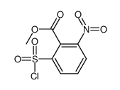 methyl 2-chlorosulfonyl-6-nitrobenzoate Structure