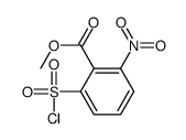 methyl 2-chlorosulfonyl-6-nitrobenzoate结构式