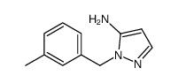 2-(3-methyl-benzyl)-2H-pyrazol-3-ylamine结构式