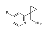 [1-(4-fluoropyridin-2-yl)cyclopropyl]methanamine Structure