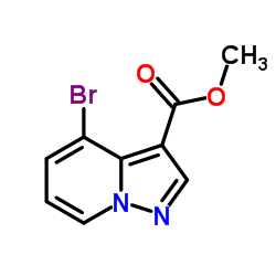 Methyl 4-bromopyrazolo[1,5-a]pyridine-3-carboxylate structure