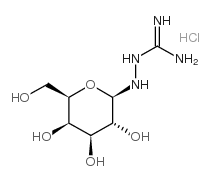 N1-BETA-D-GALACTOPYRANOSYL AMINO-GUANIDINE HCL structure