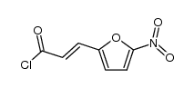 3t-(5-nitro-[2]furyl)-acryloyl chloride Structure