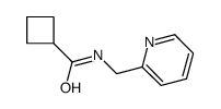 N-(pyridin-2-ylmethyl)cyclobutanecarboxamide Structure