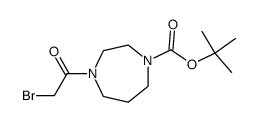 1-Boc-4-Bromoacetyl-1,4-diazepane structure