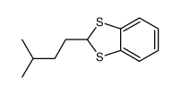 2-(3-methylbutyl)-1,3-benzodithiole Structure