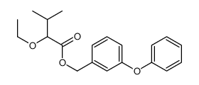 (3-phenoxyphenyl)methyl 2-ethoxy-3-methylbutanoate结构式
