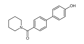 (4'-HYDROXY-[1,1'-BIPHENYL]-4-YL)(PIPERIDIN-1-YL)METHANONE structure