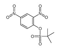 (2,4-dinitrophenyl) 2-methylpropane-2-sulfonate结构式