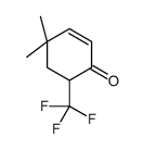4,4-dimethyl-6-(trifluoromethyl)cyclohex-2-en-1-one Structure