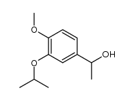 1-(3-isopropoxy-4-methoxyphenyl)ethanol结构式