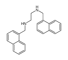 N,N'-bis(naphthalen-1-ylmethyl)ethane-1,2-diamine结构式