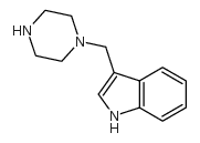 3-Piperazin-1-ylmethyl-1H-indole Structure