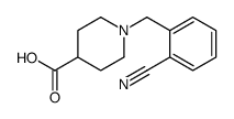 1-(2-Cyano-benzyl)-piperidine-4-carboxylic acid structure